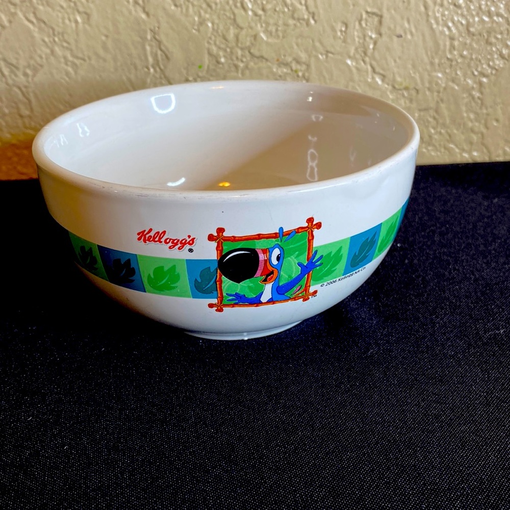 Vintage Kellogg’s Toucan Sam Cereal Bowl 2001